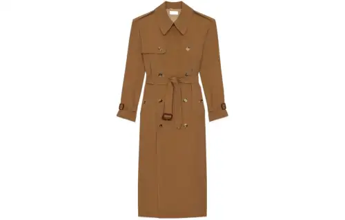 SAINT LAURENT Betled Oversized Trench Coat