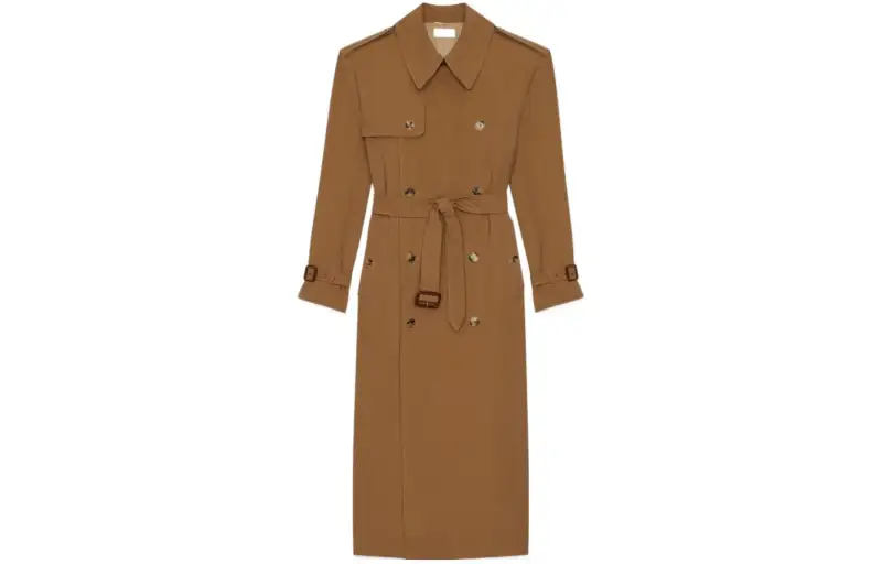 SAINT LAURENT Betled Oversized Trench Coat