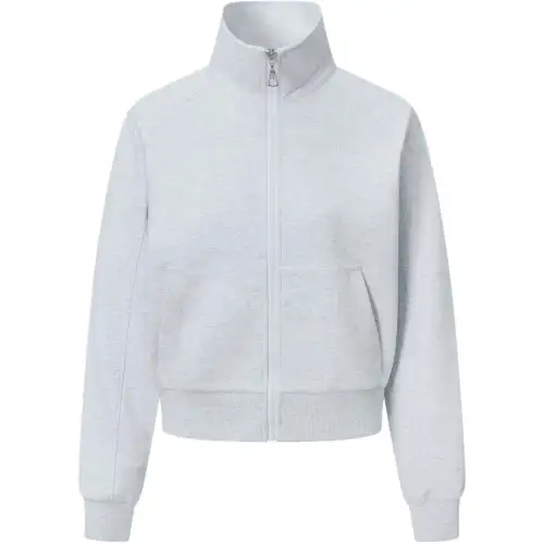 FILA Sweatshirts Women's Gray Stand Collar Moderate