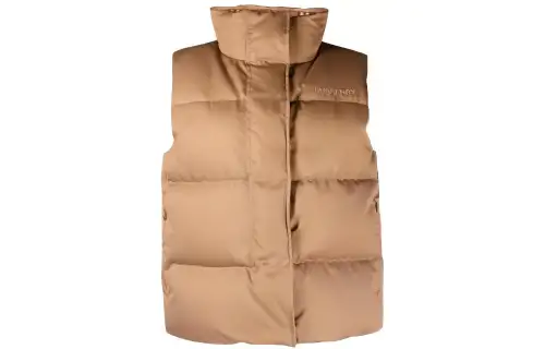 Burberry Down Vests Women's Camel Moderate Other
