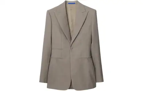 Burberry Single-breasted Wool Blazer
