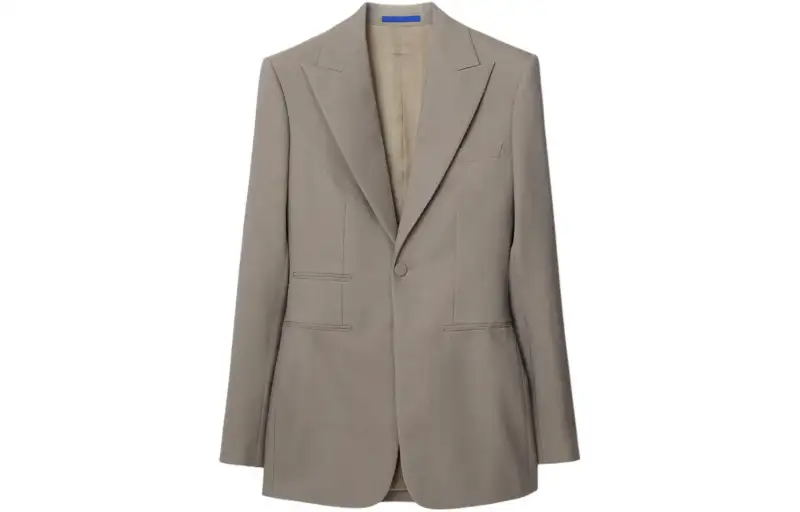 Burberry Single-breasted Wool Blazer