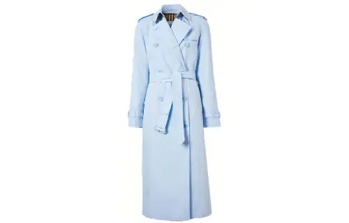 Burberry Trench Coat Women's Blue