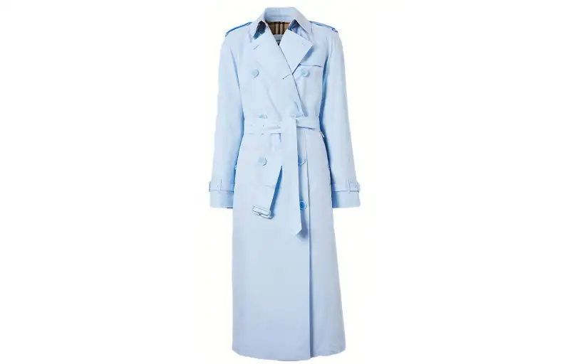 Burberry Trench Coat Women's Blue