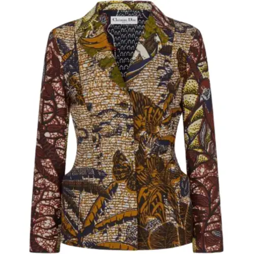 DIOR Business Suit Coat Women's Multicolor