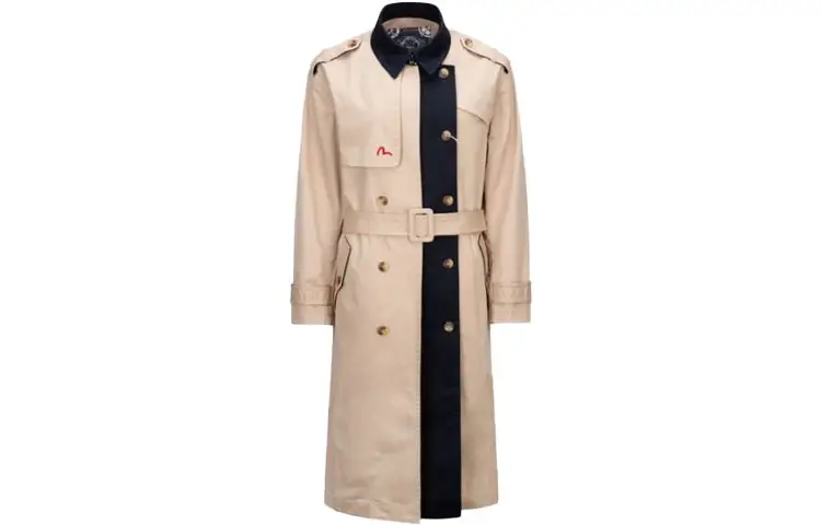 EVISU Trench Coat Women's Light Apricot