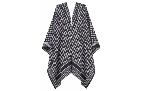 DIOR FW22 Cloak Women's Black White