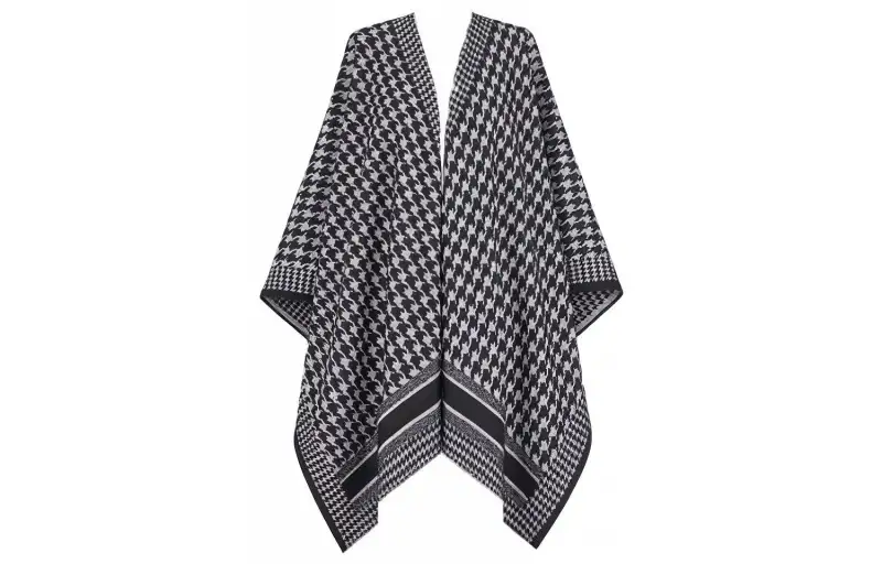 DIOR FW22 Cloak Women's Black White