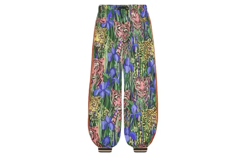 GUCCI Casual Pants Women's Multicolor Moderate Cuffed Pants