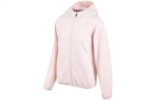 Skechers Velvet Jackets Women's Gray Pink/01NX Hooded Moderate
