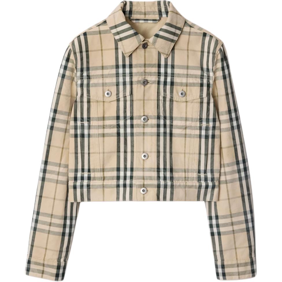 Женская куртка Burberry (бежевая)