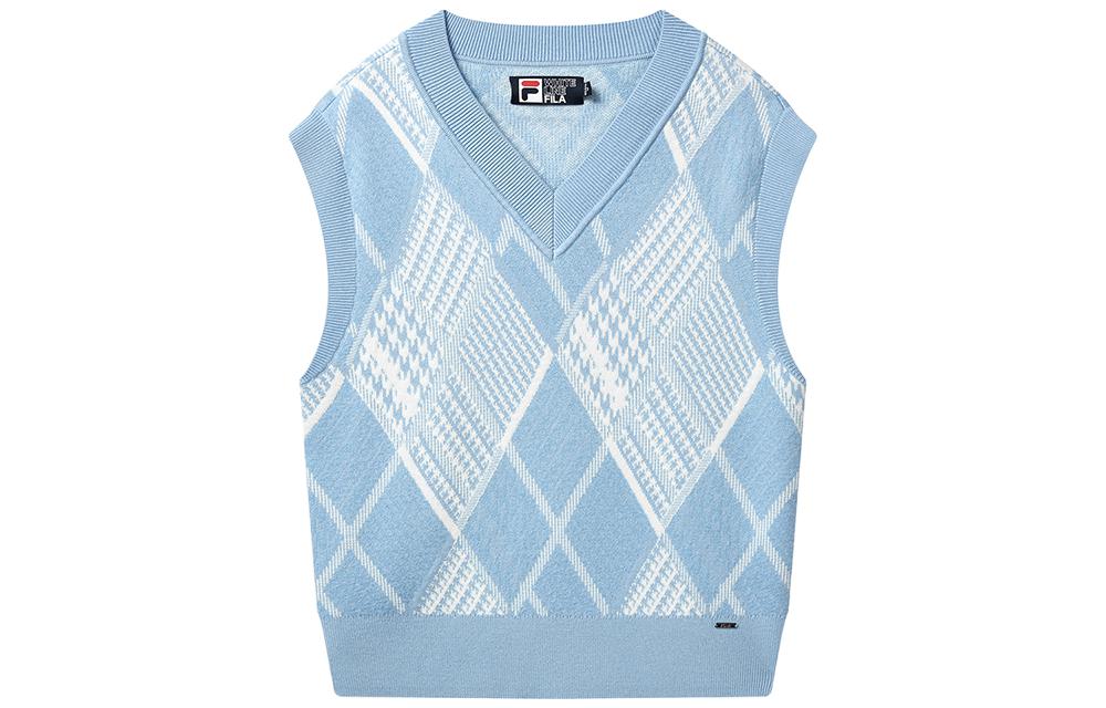 Женский жилет Fila (синий в клетку)
