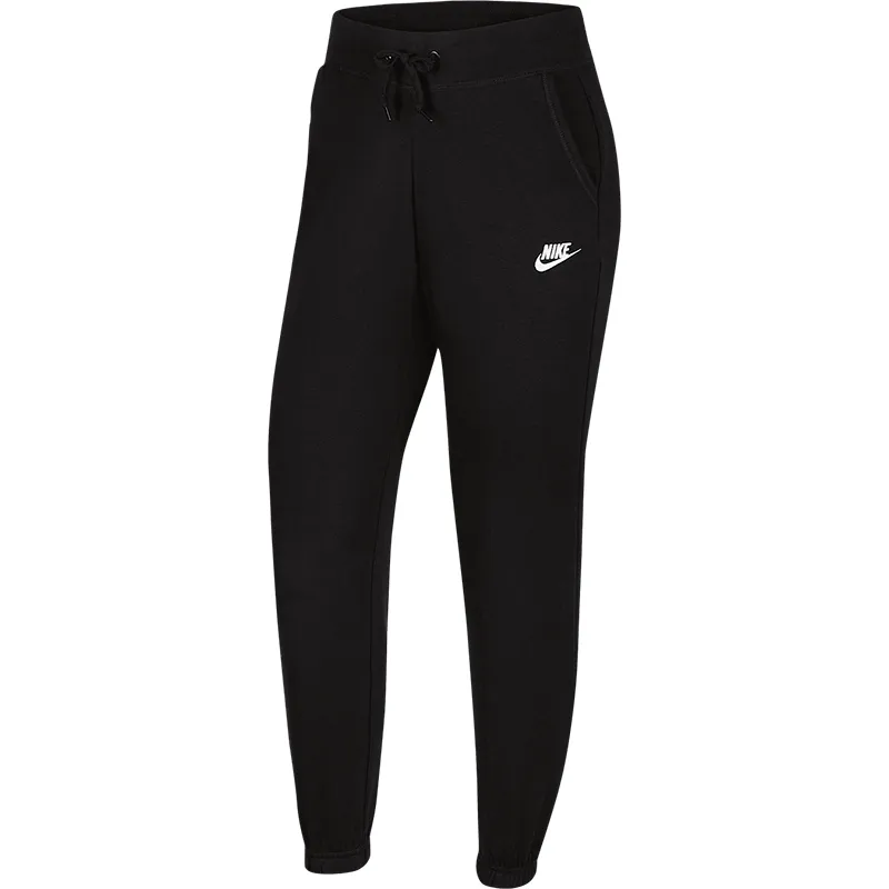 Nike Knitted Sweatpants Women's Black Moderate Cuffed Pants