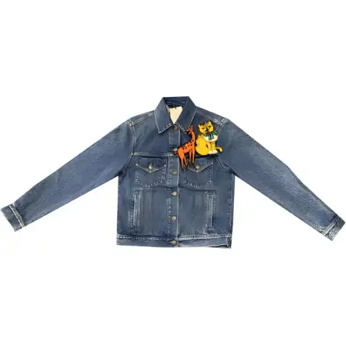 GUCCI Denim Jacket Women's Blue