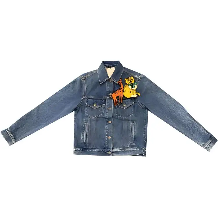 GUCCI Denim Jacket Women's Blue