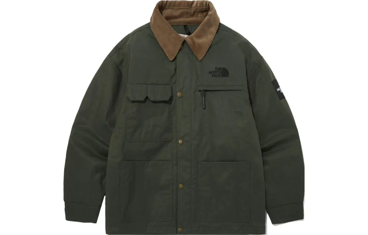 THE NORTH FACE Nuptse Puffer Jacket Unisex Olive Green