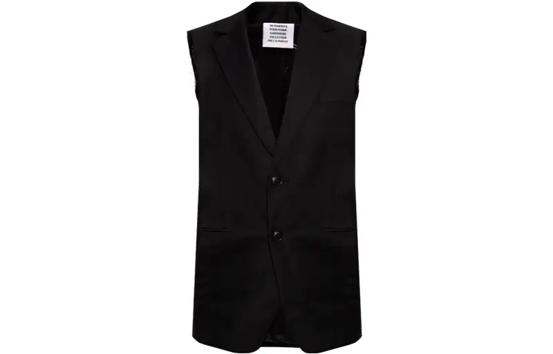 Vetements Vests Women's Black