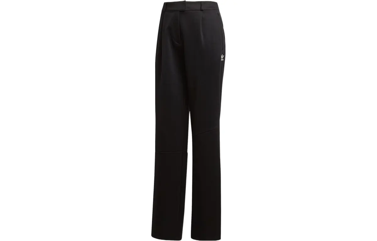Adidas Originals Knitted Sweatpants Women's Black Moderate Slim Fit Pants