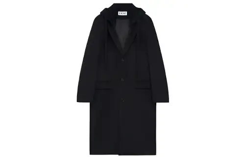 LOEWE FW23 Coat Women's Night Blue