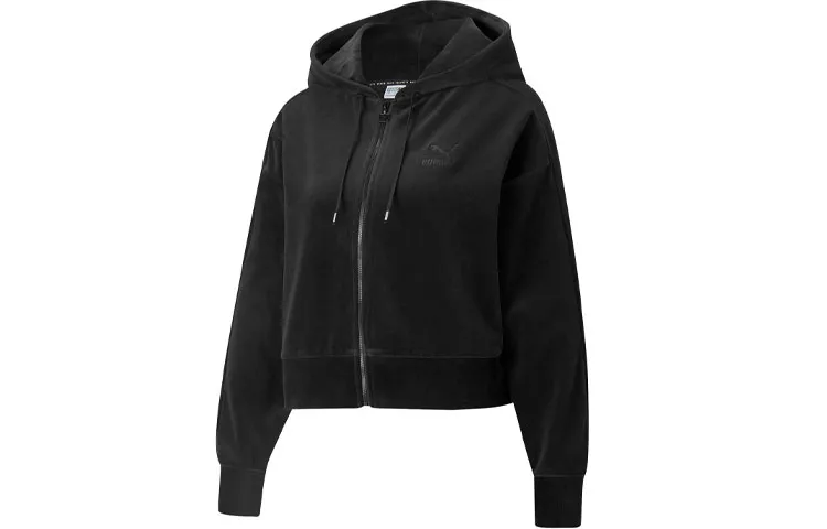 PUMA ICONIC T7 Cropped Coat Women's Black
