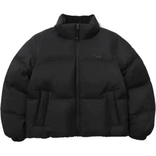 FILA Down Jackets Women's Black Stand Collar Moderate
