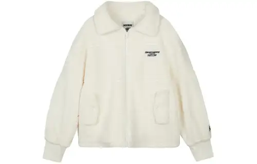 Skechers x Romantic Crown Velvet feel Coat Women's Butter Ecru