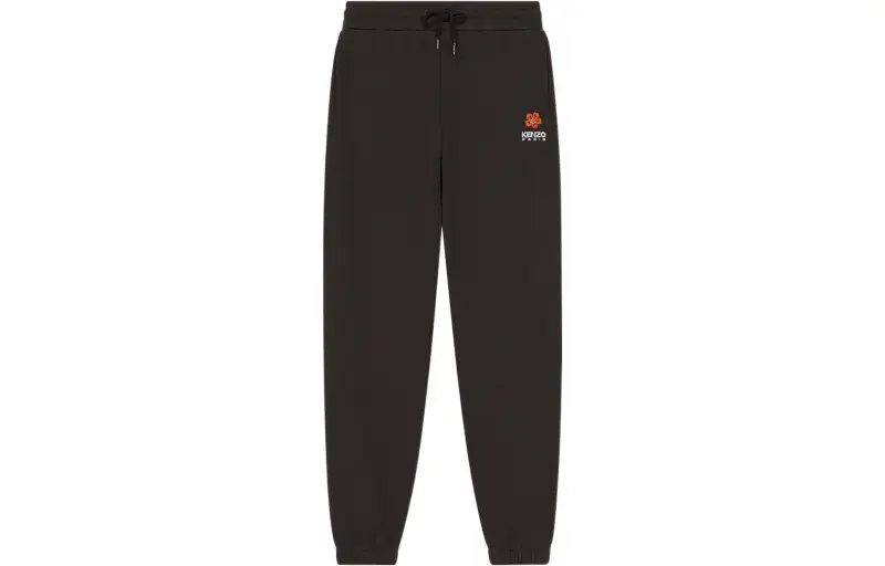 【Previous Season】embroidered-logo drawstring track pants
