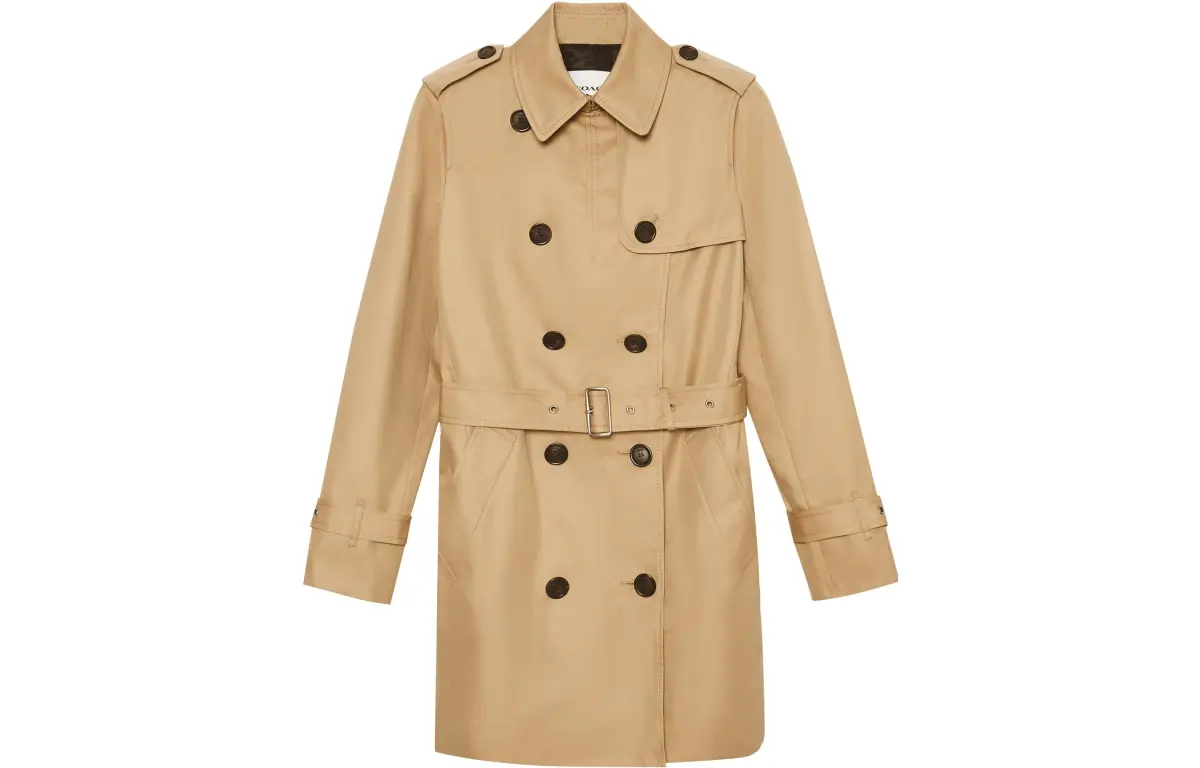 COACH Trench Coat Women's Khaki