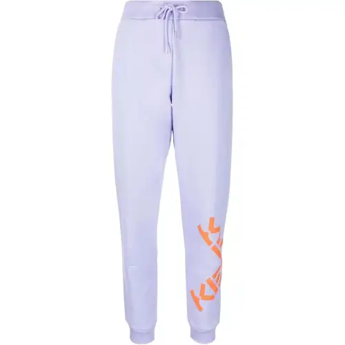 KENZO SS22 Full Length Pants Women's Purple
