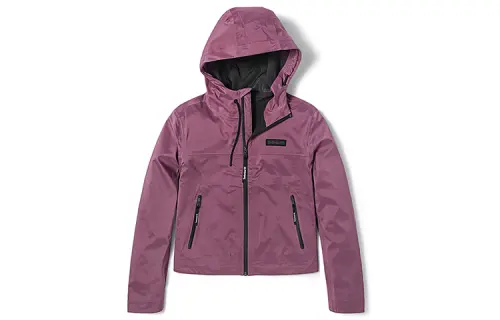 Timberland Cropped Coats Women's Grape Milkshake Hooded Moderate