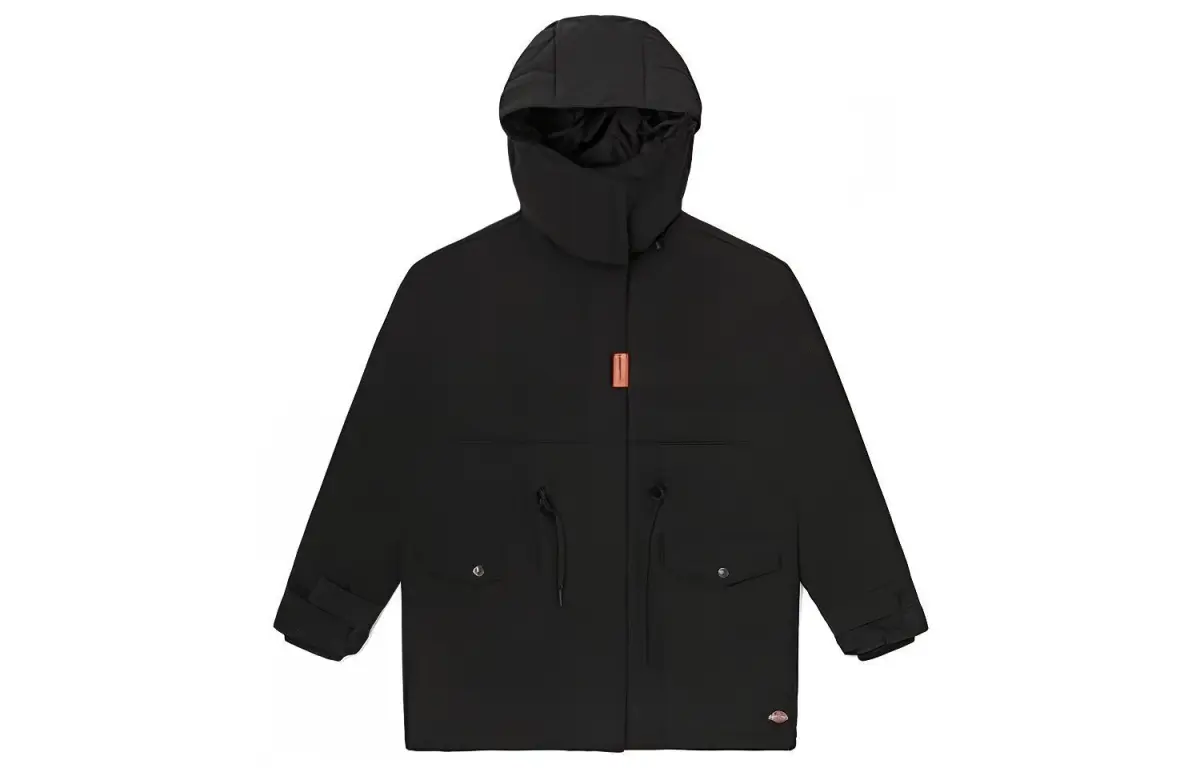 Dickies Puffer Jackets Women's Hooded Moderate Straight Fit