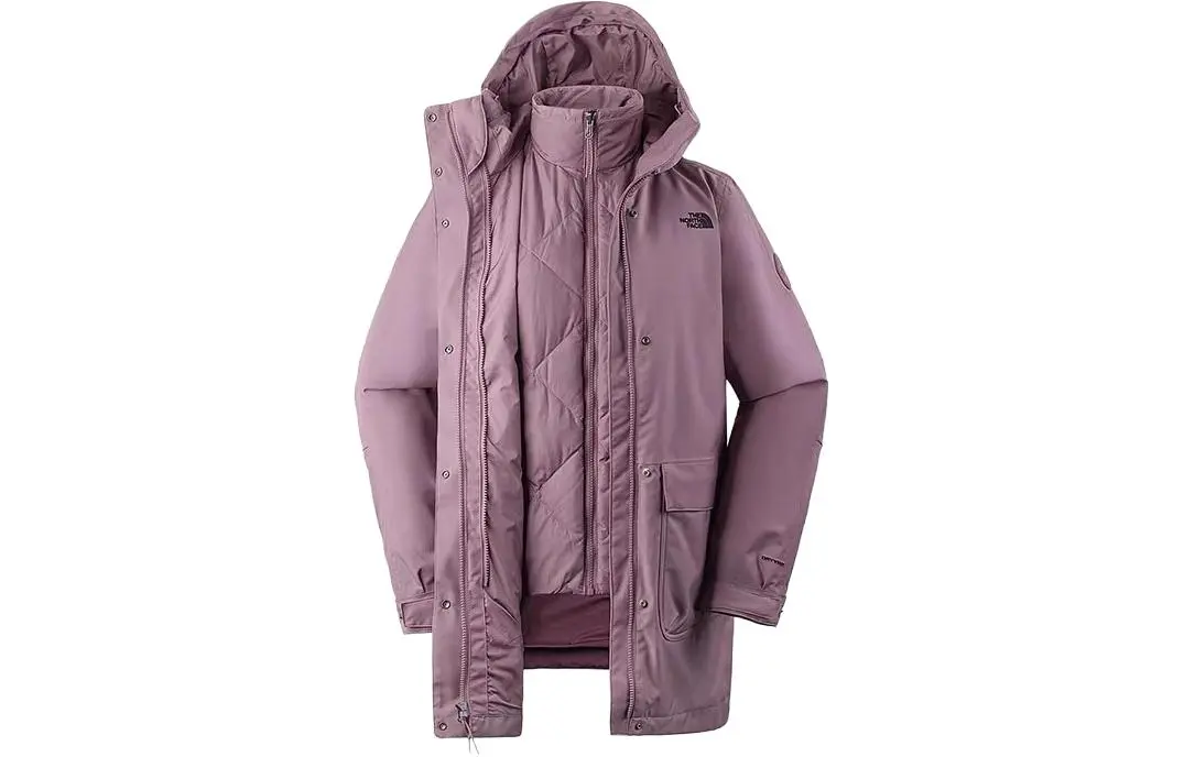 THE NORTH FACE Urban Exploration Waterproof And Windproof Windbreaker Jacket Women's Purple