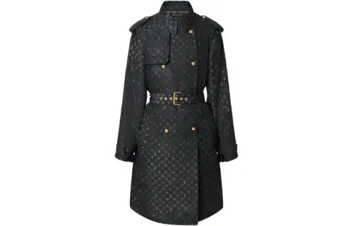 LOUIS VUITTON Monogram Cloud Trench Coat