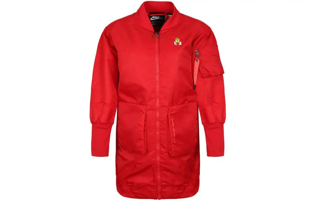 Nike Puffer Jacket Winter Women's Red
