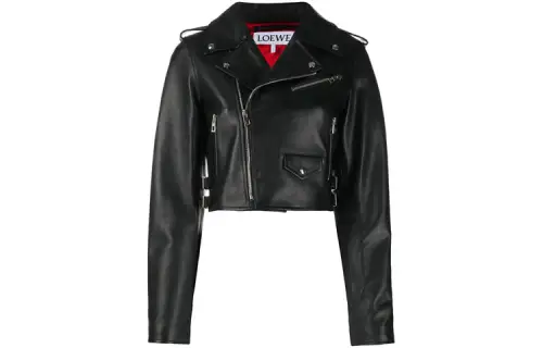 LOEWE SS21 Cropped Coat Women's Black