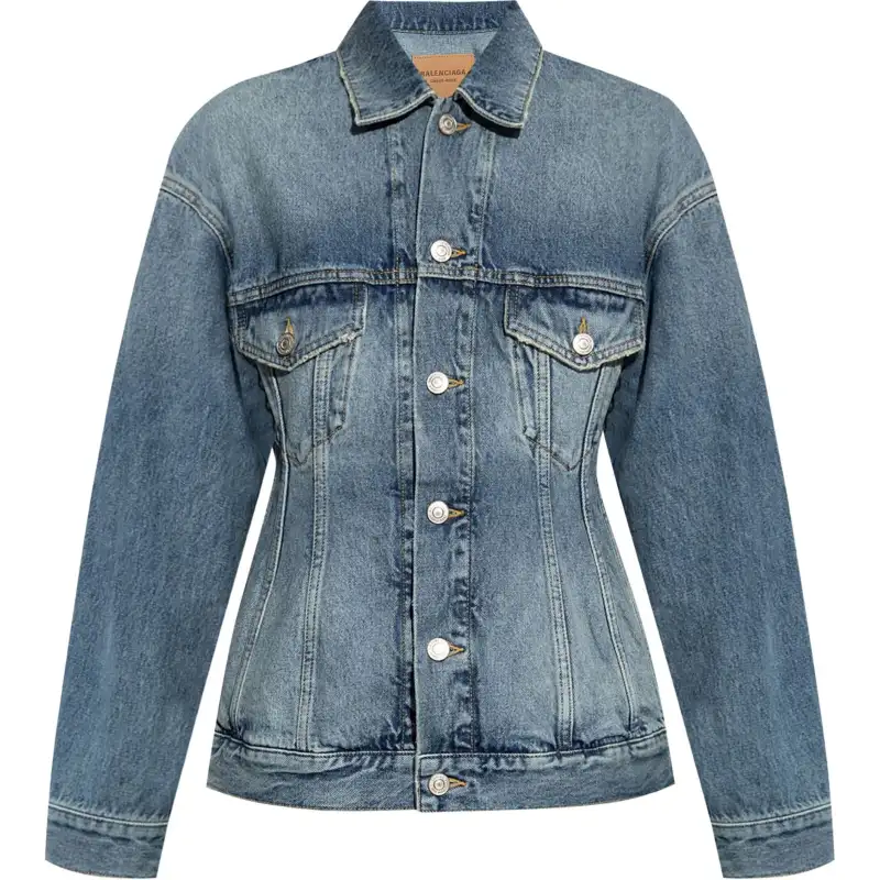 Balenciaga Hourglass Denim Jacket