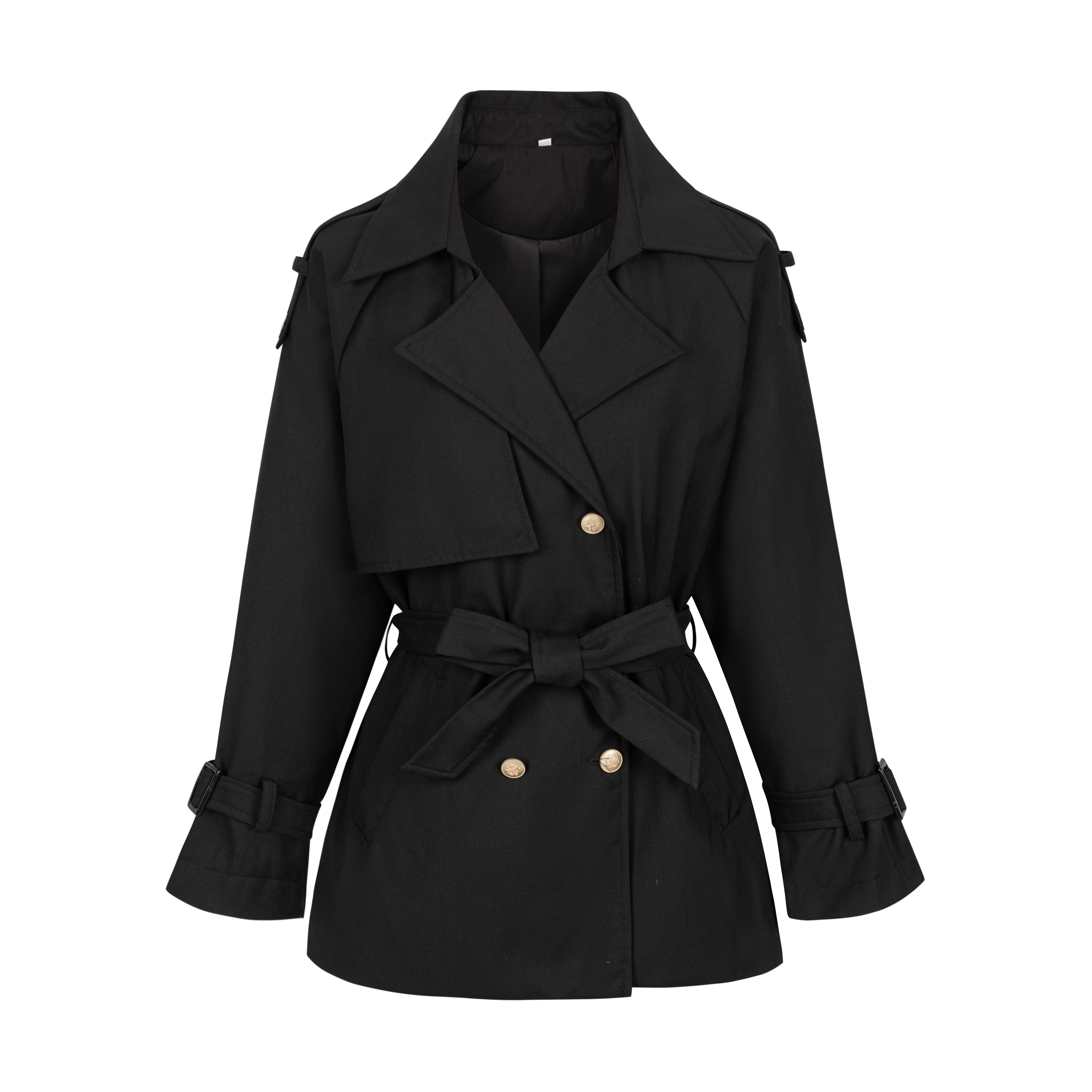 Suit, student pleated skirt, trench coat, loose fit