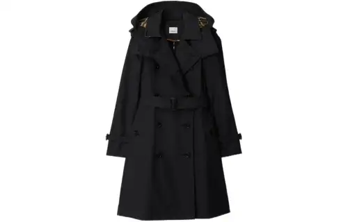 Burberry SS24 Trench Coat Women's Black