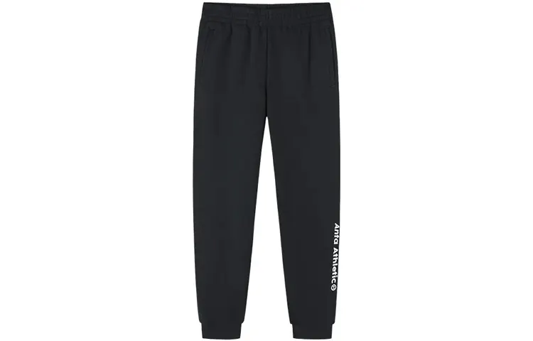 Anta Cuffed Pants Sweatpants Women's Basic Black