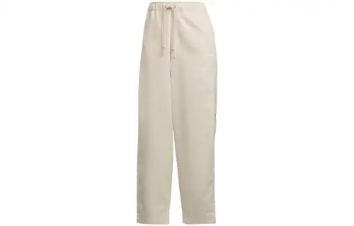 Adidas Originals ALWAYS ORIGINAL RELAXED PANTS Casual Pants Women's Beige Moderate Straight Fit Pants