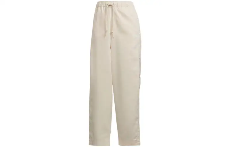 Adidas Originals ALWAYS ORIGINAL RELAXED PANTS Casual Pants Women's Beige Moderate Straight Fit Pants