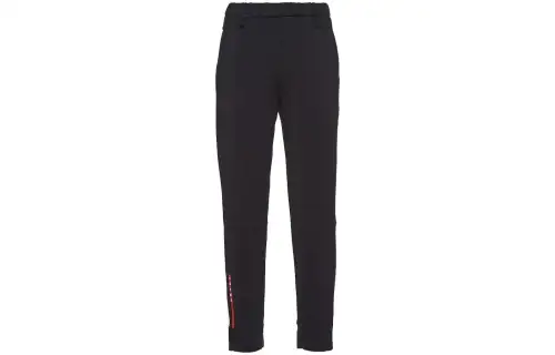 PRADA Casual Pants Women's Black Moderate Straight Fit Pants
