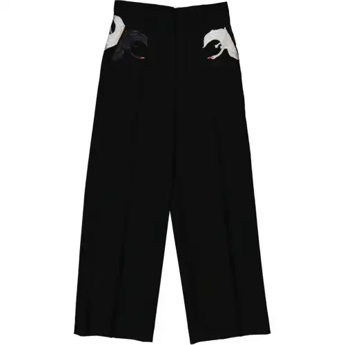 Burberry Casual Pants Women's Black