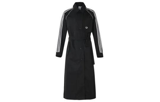 Adidas Originals PRIMEBLUE Trench Coat Women's Black