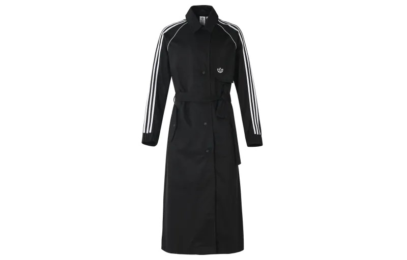 Adidas Originals PRIMEBLUE Trench Coat Women's Black