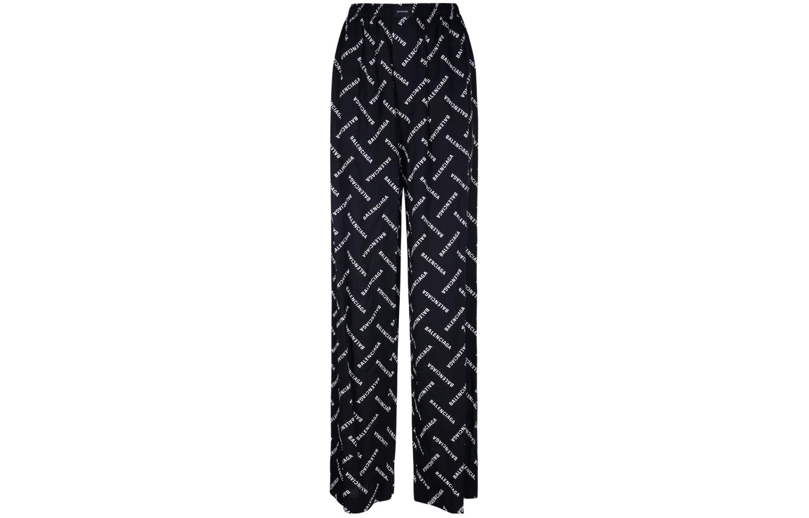 Balenciaga All-Over Logo Pants