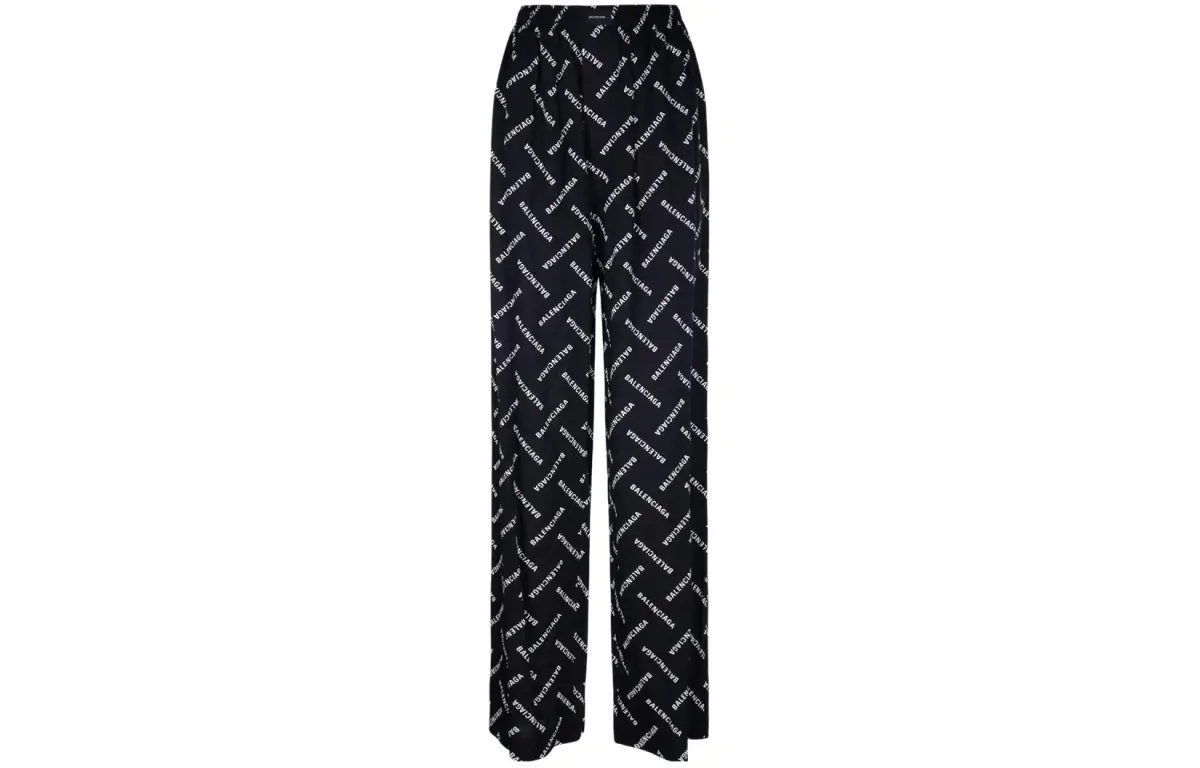 Balenciaga All-Over Logo Pants