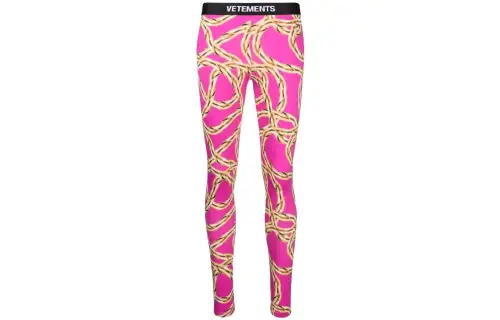 Vetements Leggings Women's Pink Moderate