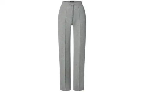 LOUIS VUITTON FW22 Knitted Sweatpants Women's Gray