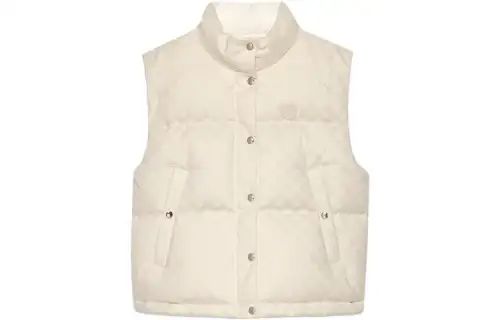 GUCCI Down Vest Women's Ivory White